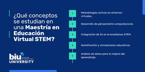 Aprendizaje en la Maestría de Educación Virtual STEM