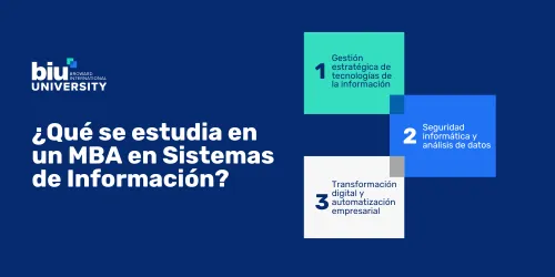 ¿Qué se estudia en un MBA en Sistemas de Información?