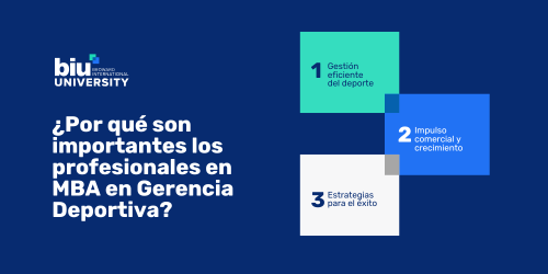 Importancia profesionales MBA Gerencia Deportiva