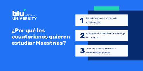Por qué los ecuatorianos quieren estudiar Maestrías