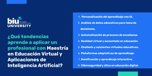 Tendencias profesional Maestría Educación Virtual IA